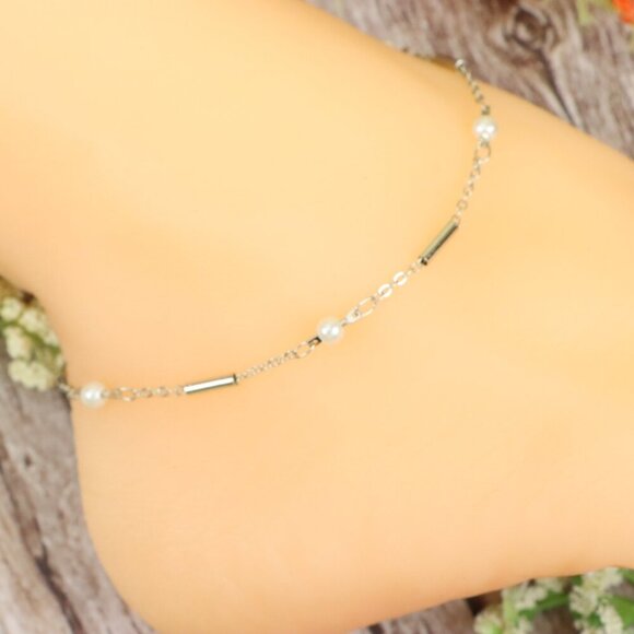"Dainty Anklet for Women – Elegant Everyday Jewelry & Perfect Gift | MLCRC1496 - Picture 8 of 10